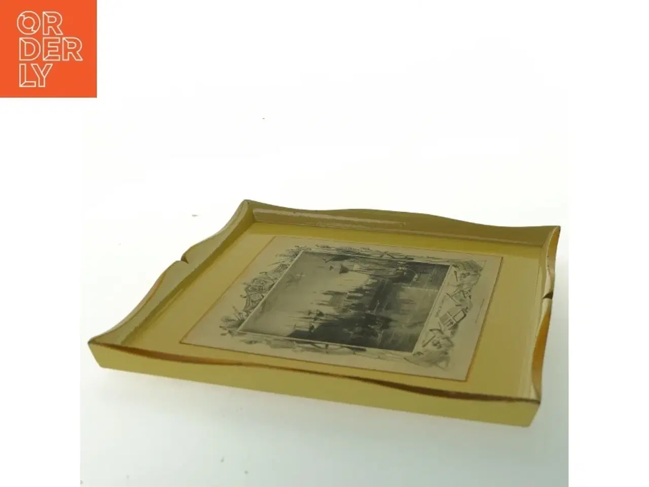 Billede 3 - Bakke med billede af Tower of London (str. 29,5x24 cm)