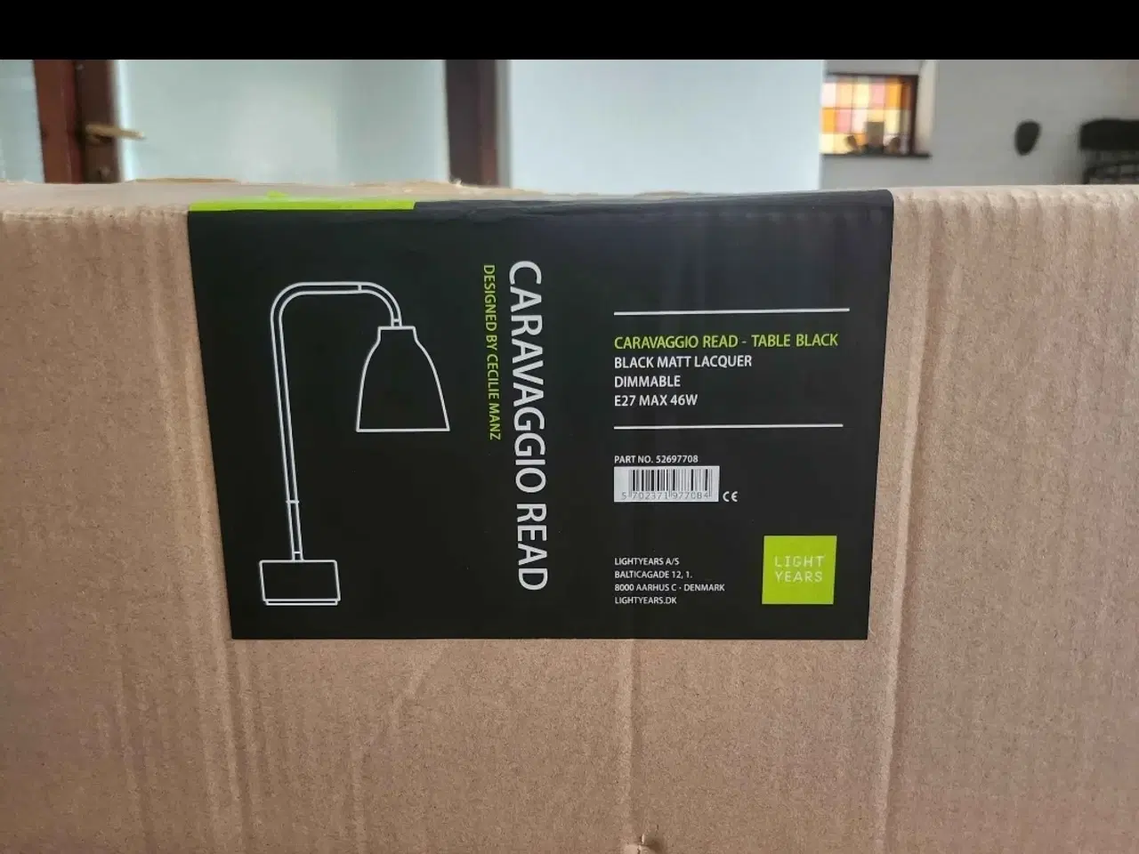 Billede 1 - Bordlampe Caravaggio READ Black, Black