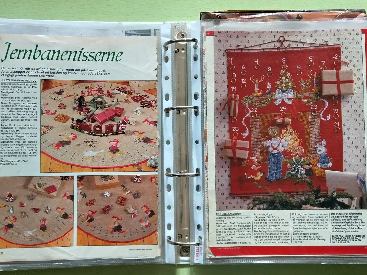 Billede 14 - 750 stk. Broderigarn - 5 broderier - hæklesæt