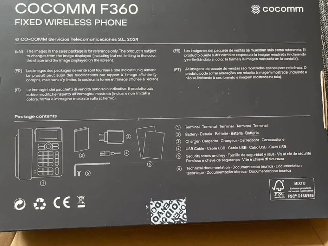 Billede 2 - Bordtelefon til sim-kort