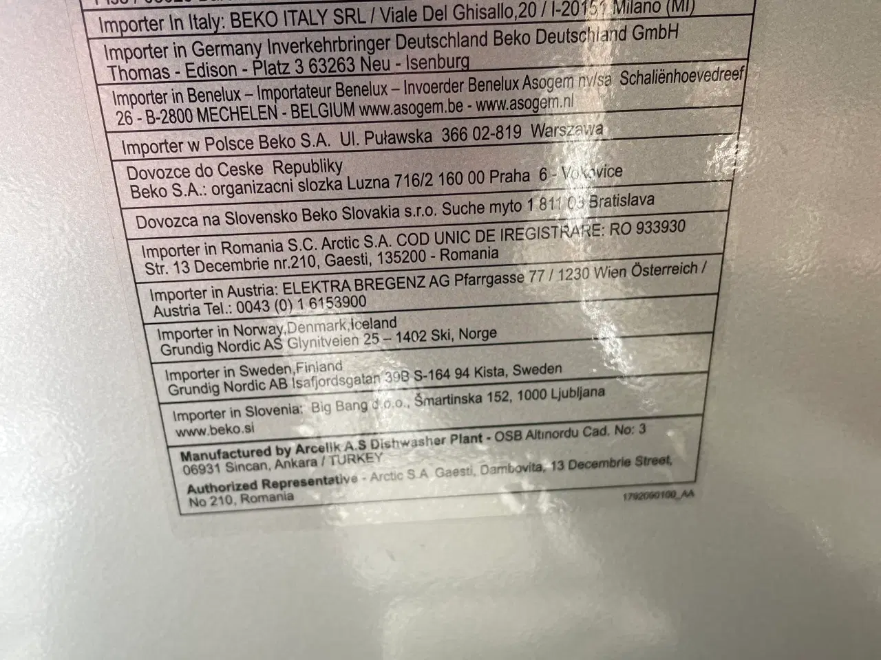 Billede 4 - Grundig opvaskemaskine gnu4p821x 