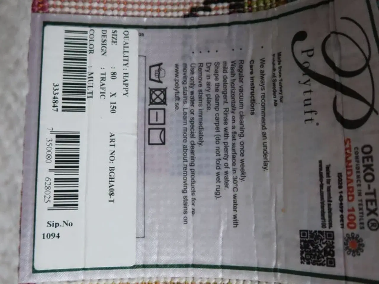 Billede 3 - Gulvtæppe POLYTUFT Standard 100