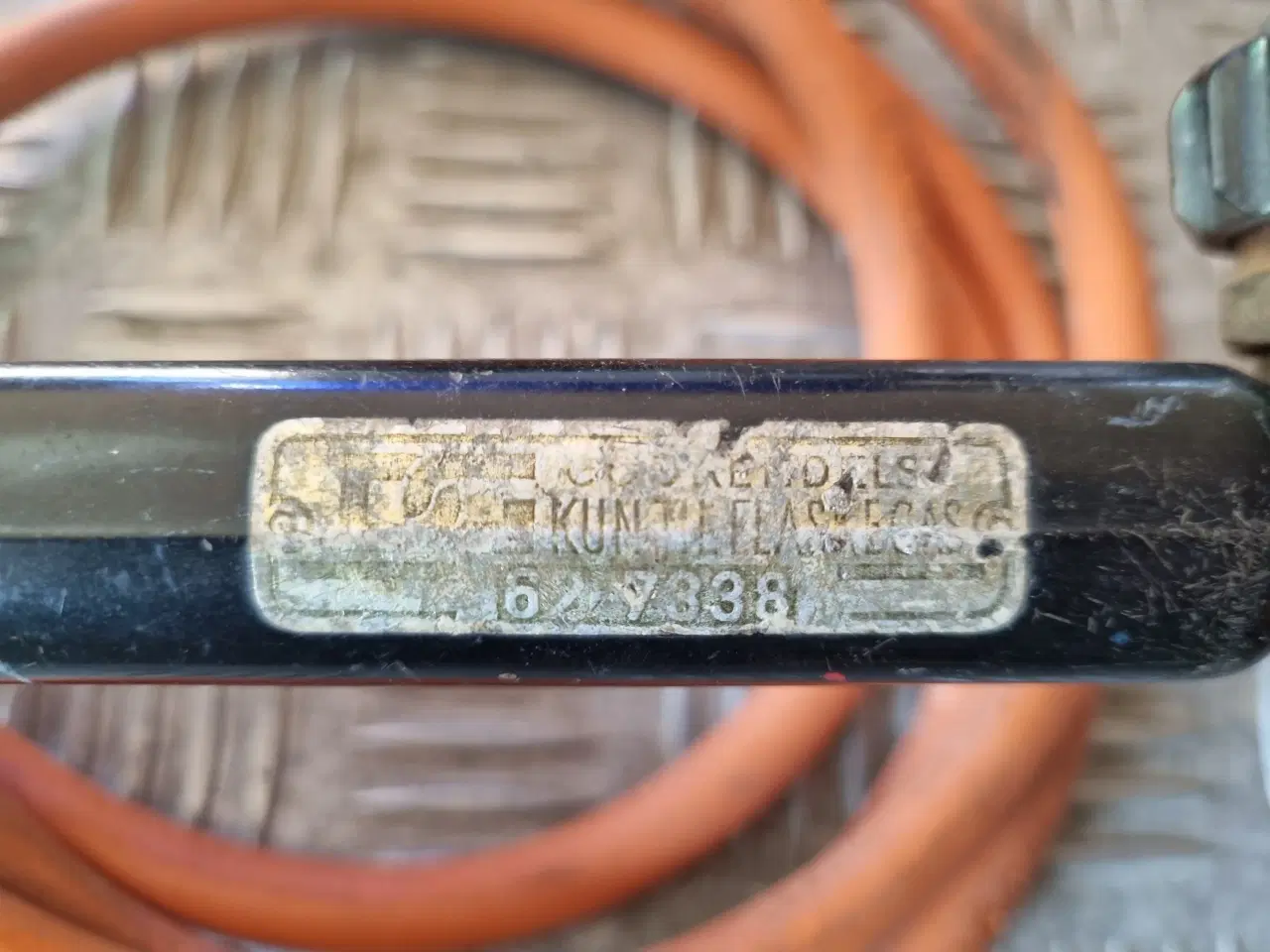 Billede 4 - Gasbrænder med slange og regulator.