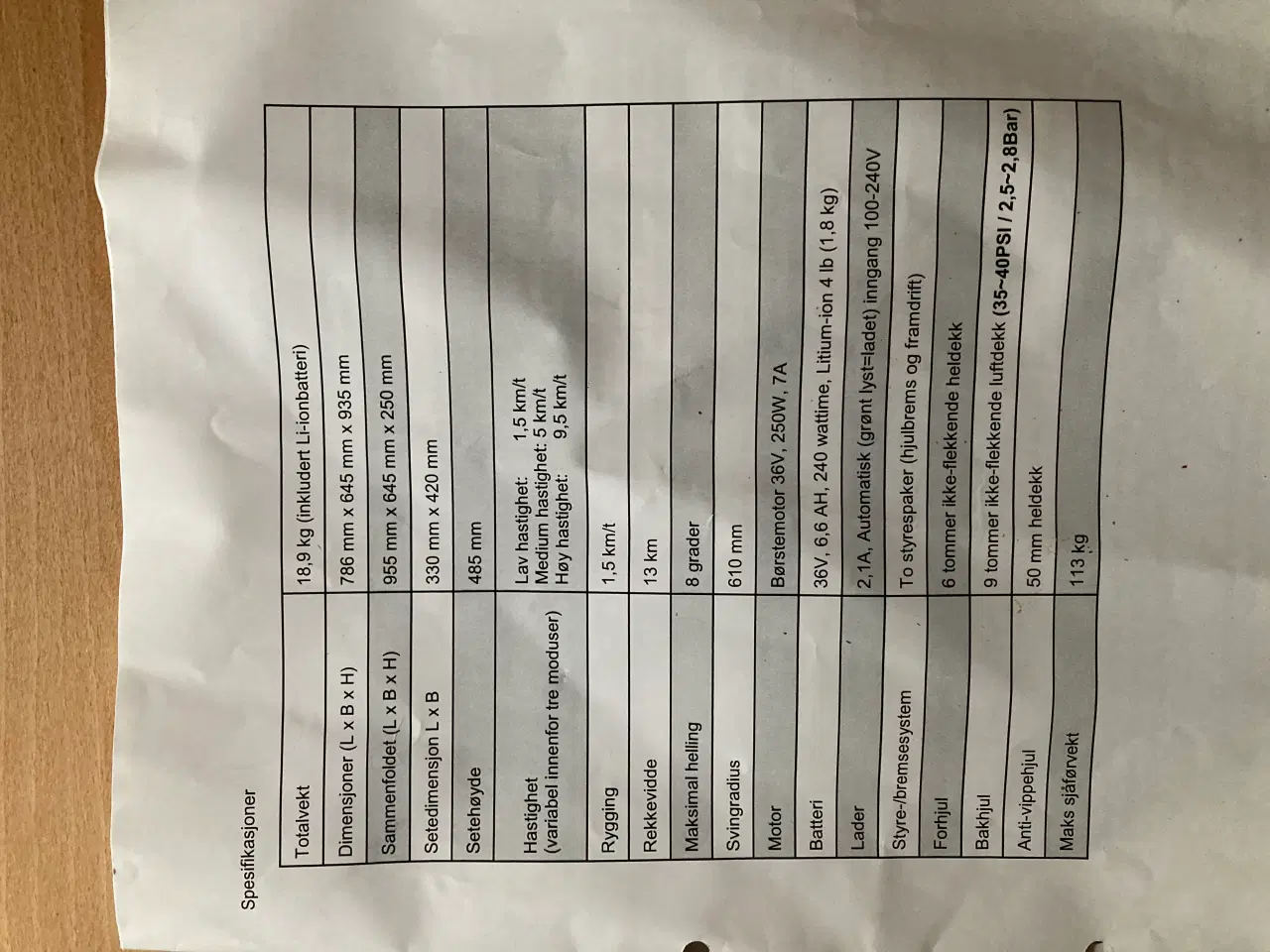 Billede 5 - Elektrisk kørestol - foldbar