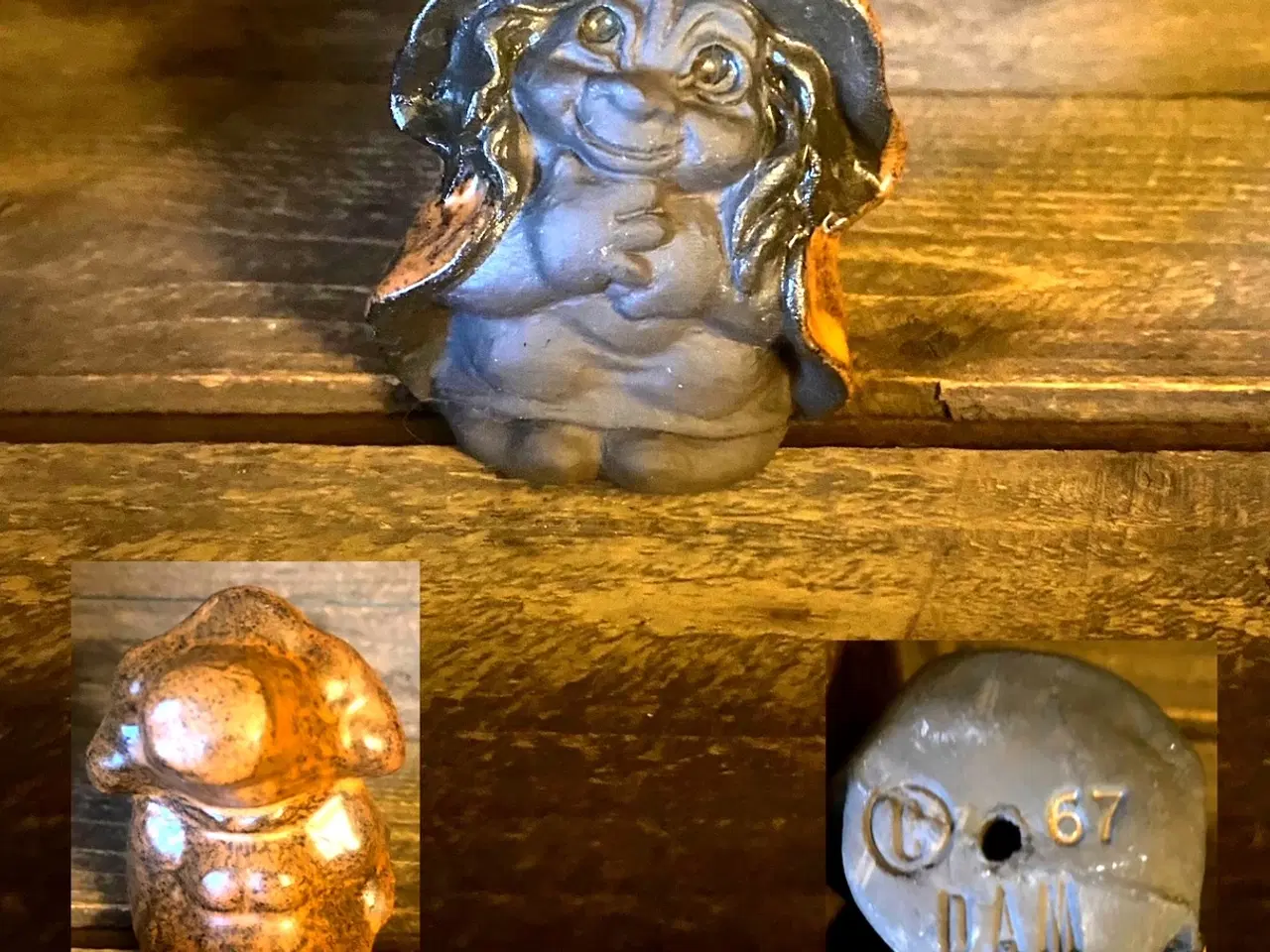 Billede 1 - * Dam troldepige i orange/brunlig frakke