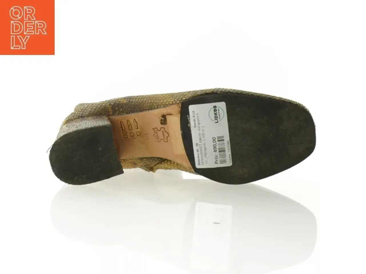 Billede 4 - Støvletter med slangeskindslook fra Minelli (str. 38)