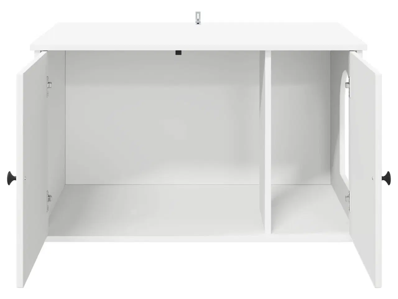 Billede 6 - Kat Hus Hvid 85 x 55 x 50,5 cm Konstrueret træ