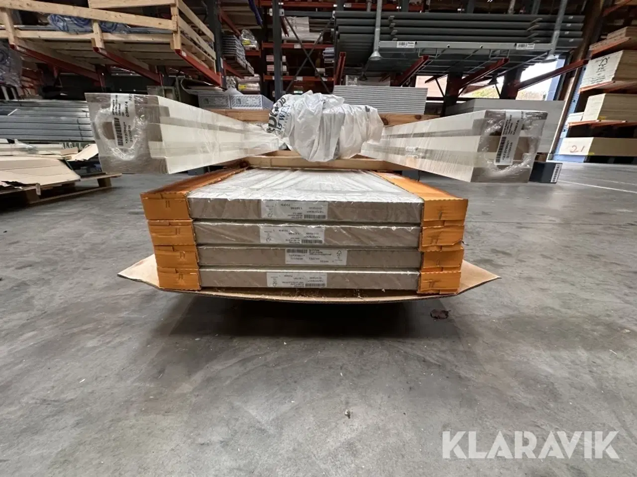 Billede 2 - Dobbelt dør Swedoor Style SP10 glas hvid 4 styk