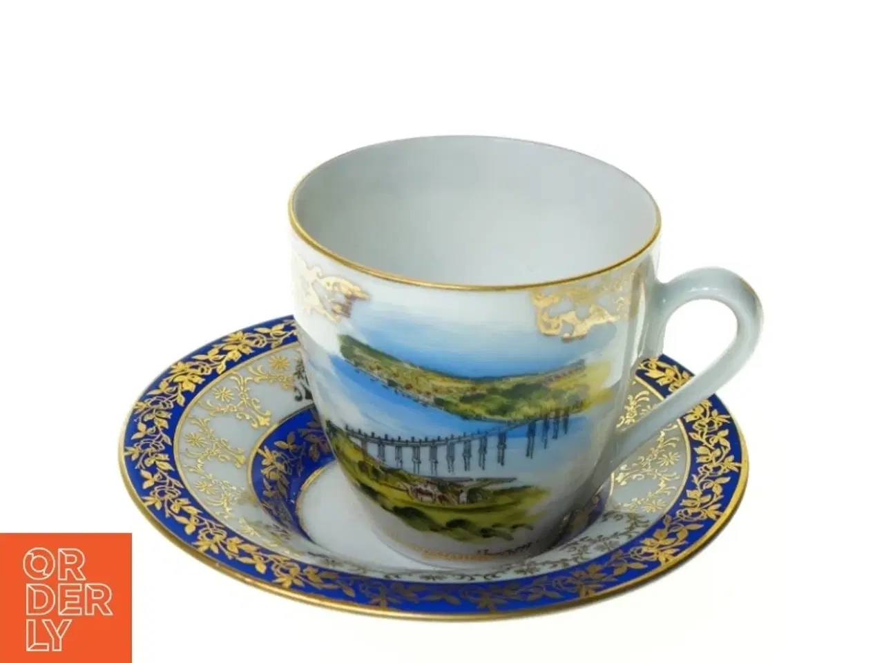 Billede 5 - Mokka kopper, med guld fra Bavaria Og Bse Og Jk (str. 11 cm 6 cm 8 x 5 cm)