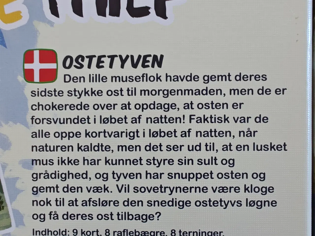 Billede 2 - Cheese Thief Ostetyven Brætspil