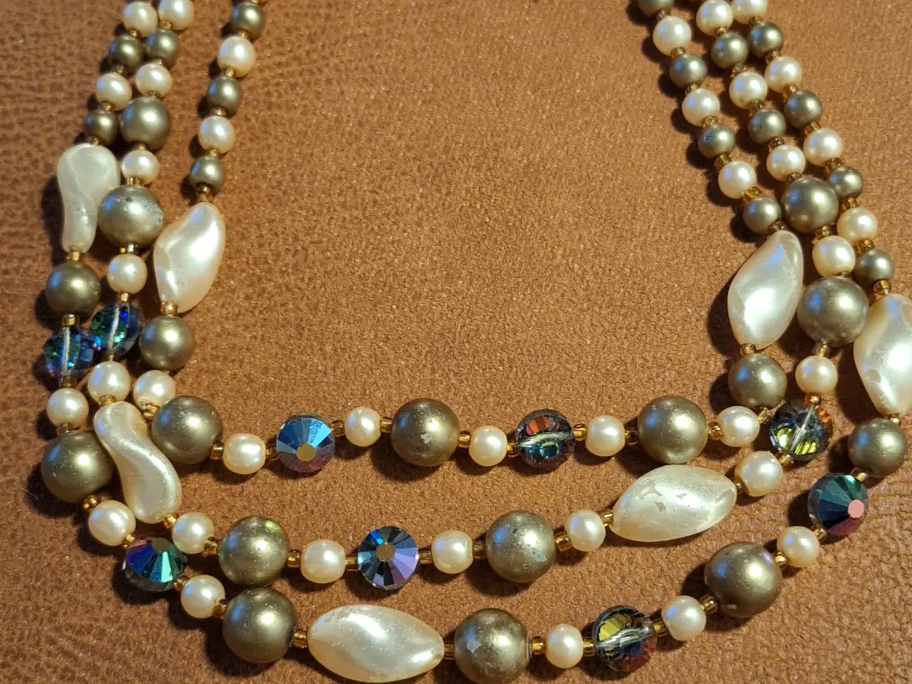 Billede 1 - Vintage perlekæde 