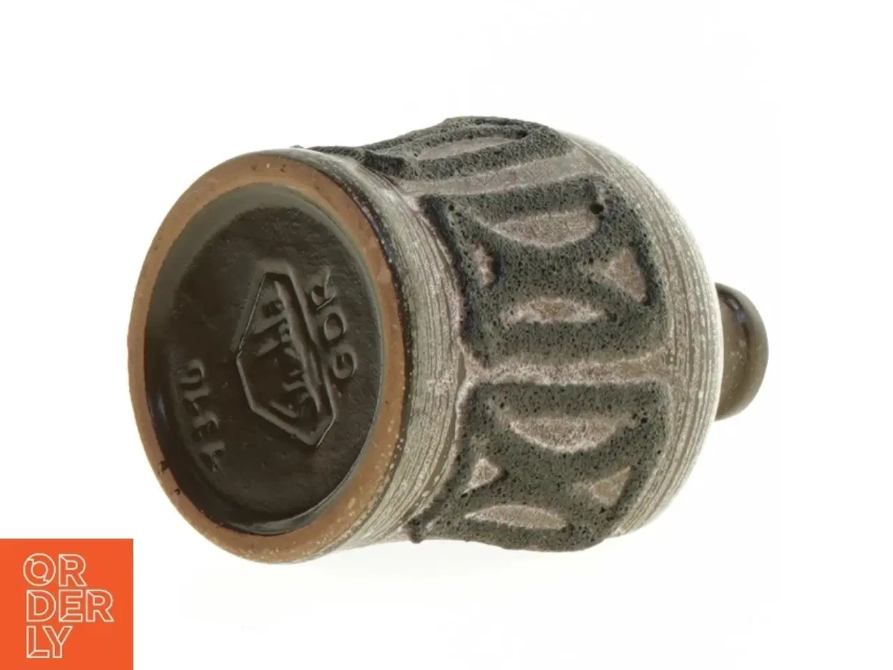 Billede 4 - Strehla Keramik lyseholder mærket 1316 GDR (str. 15 x 12 x 9 cm)