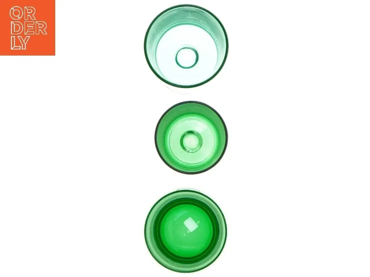 Billede 3 - Grønne drikkeglas sæt (str. 9-12 cm)