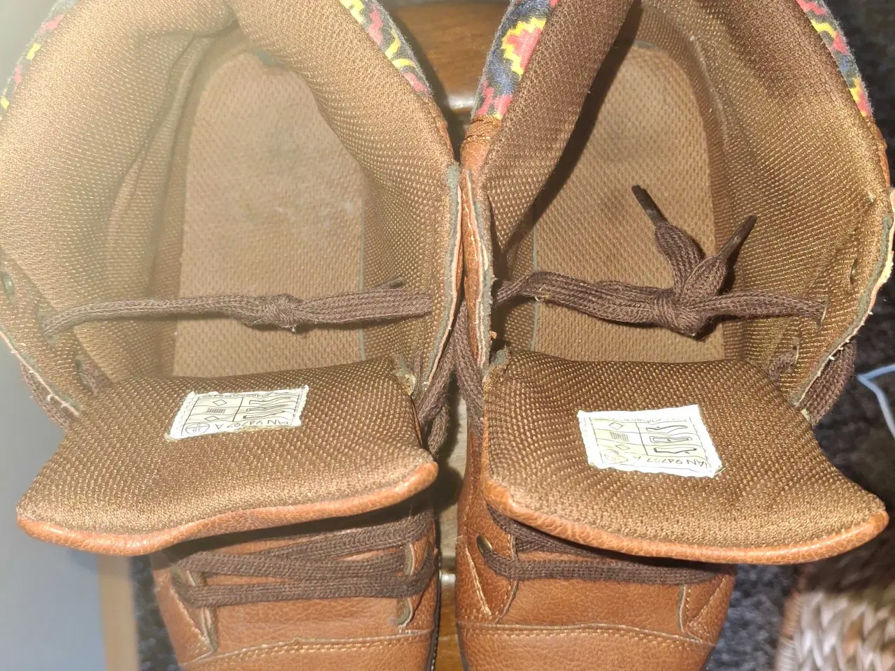 Billede 6 - Hightop Vintage Sneaks i PU-læder str.38