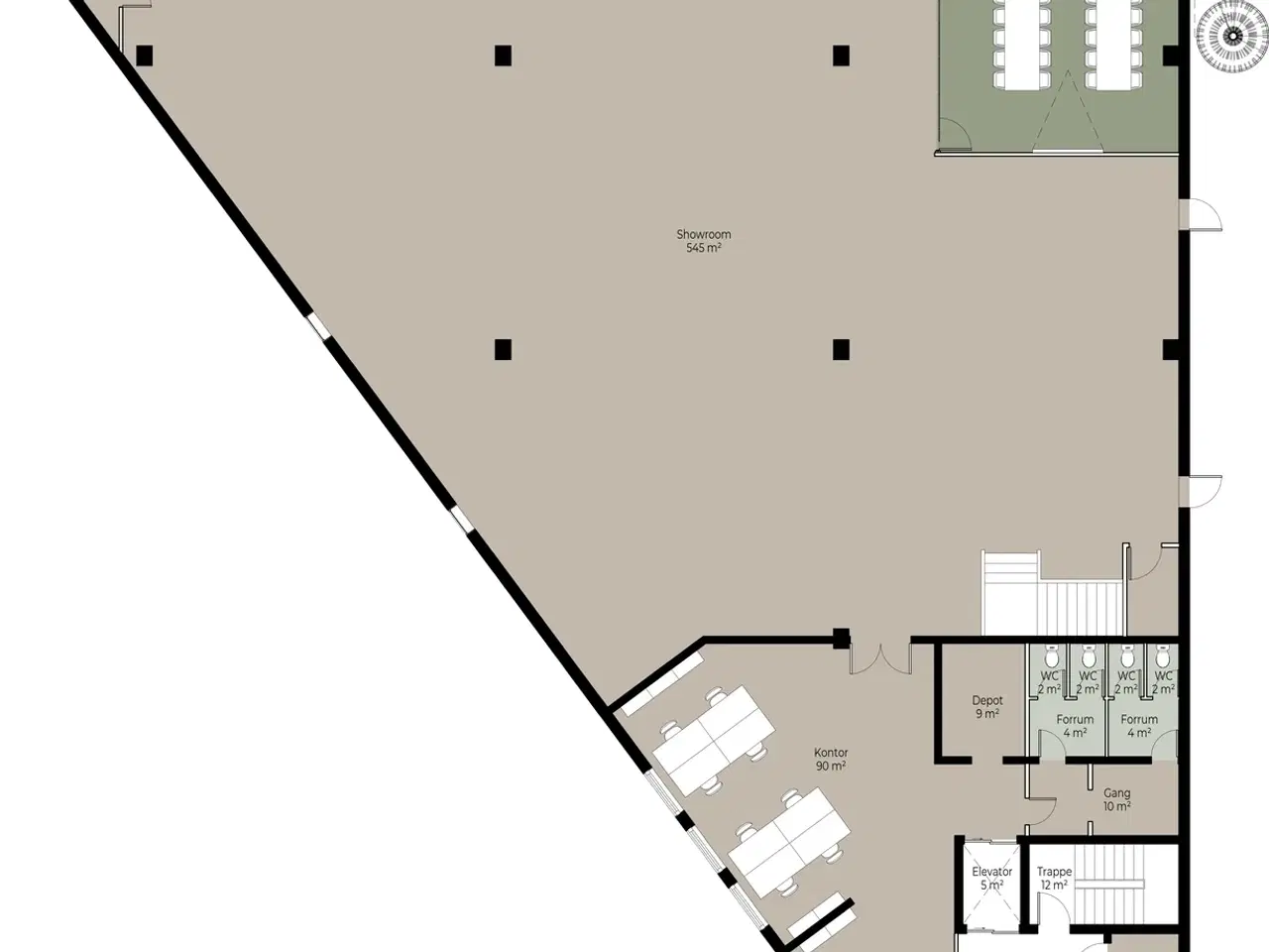 Billede 11 - Imponerende og kompromisløst kontorlejemål