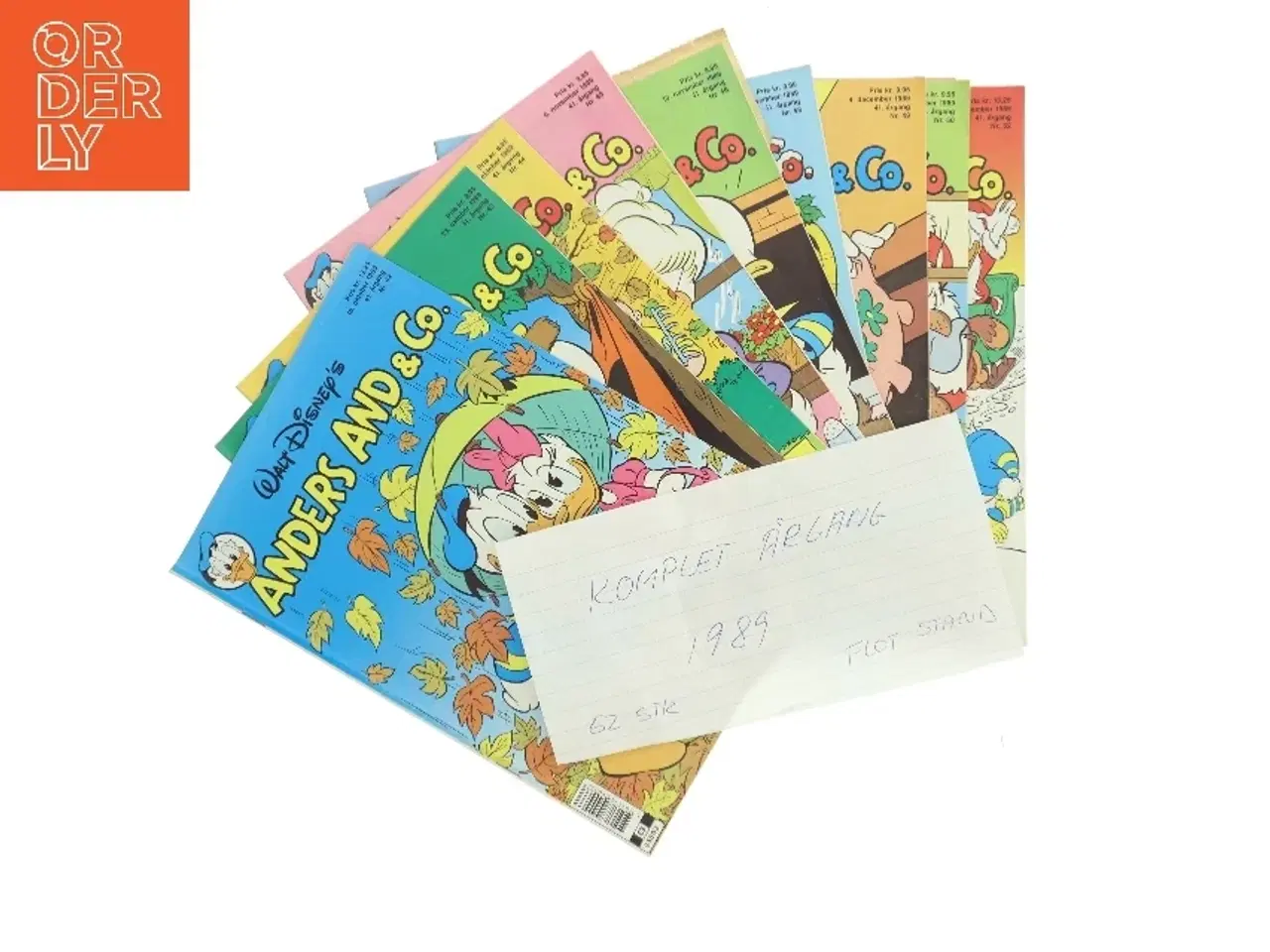 Billede 2 - Komplet årgang 1989 Anders And & Co. af Disney (Bog)