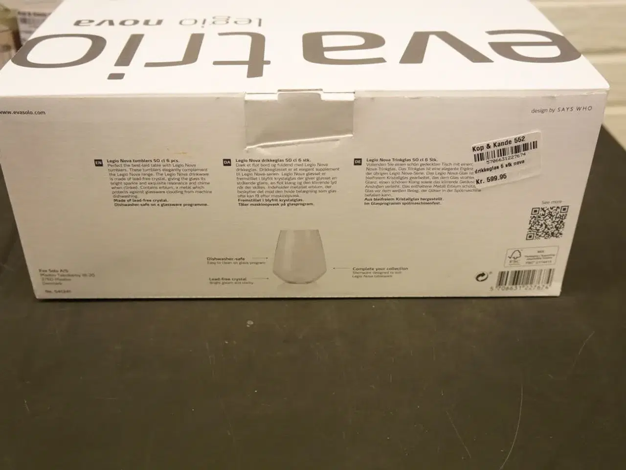 Billede 8 - 12 stk. Drikkeglas EVA SOLO & EVATRIO
