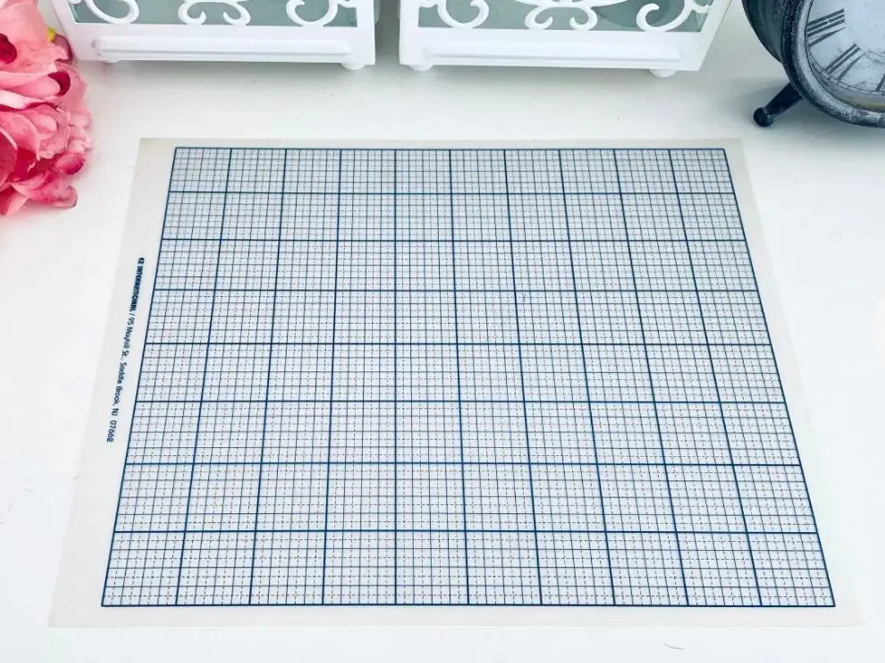 Billede 1 - Stencil måleplade til kreative projekter 