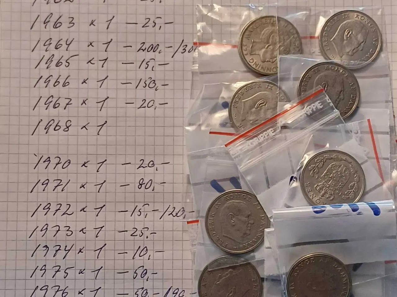 Billede 5 - Danske mønter sælges