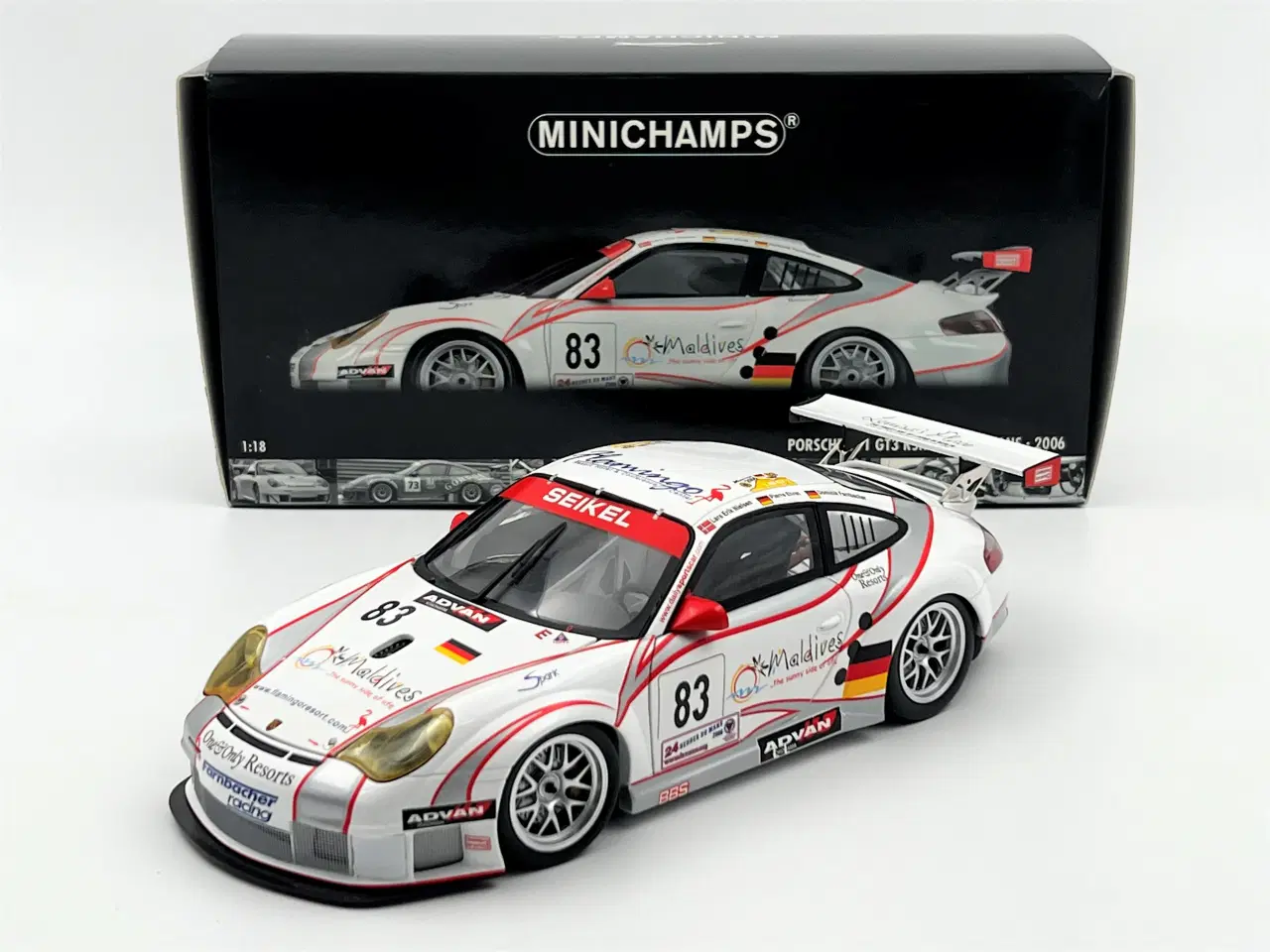 Billede 1 - 2006 Porsche 911 GT3 RSR #83 - Minichamps - 1:18