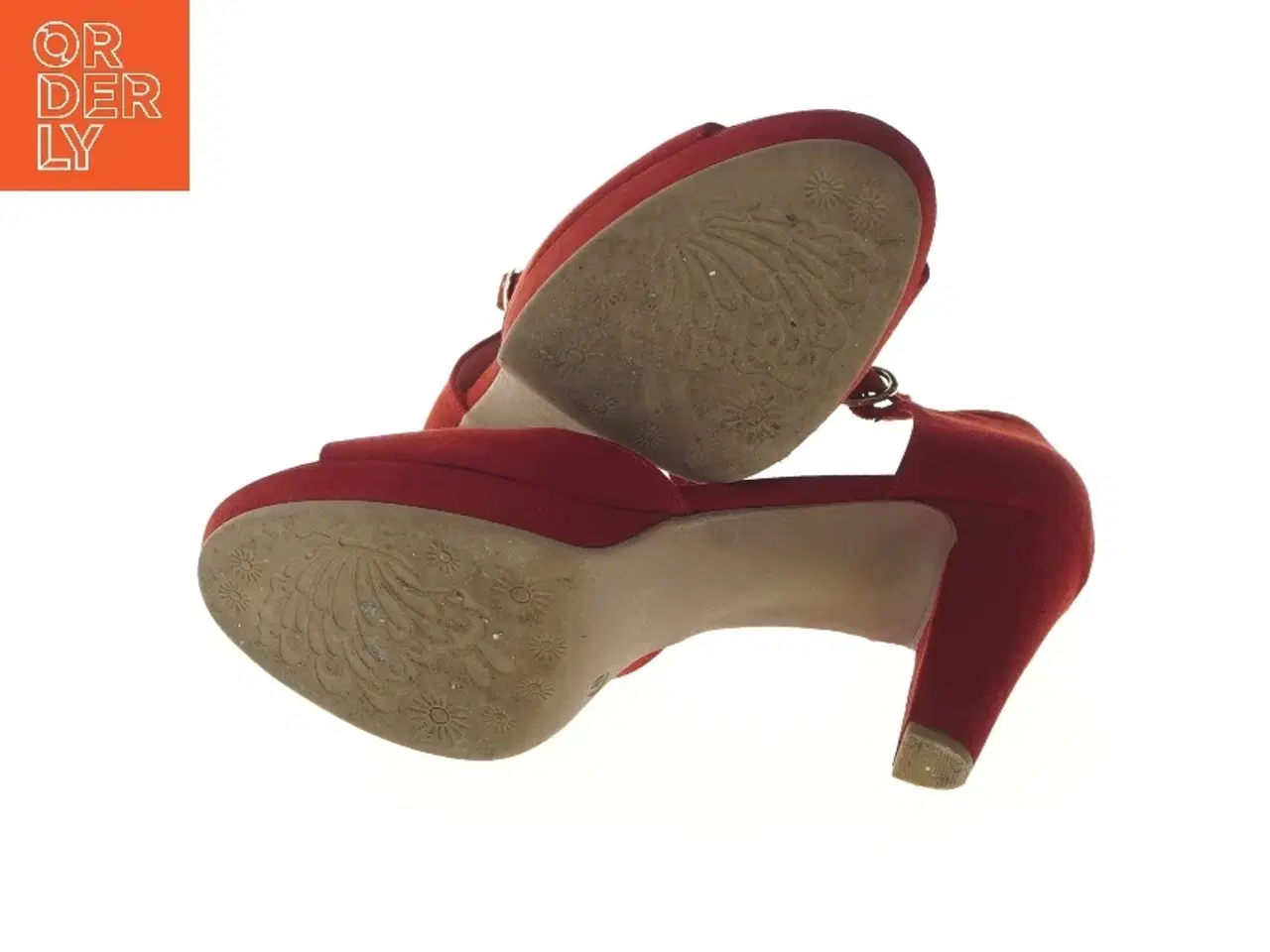 Billede 5 - Røde højhælede sandaler fra Graceland (str. 41 )