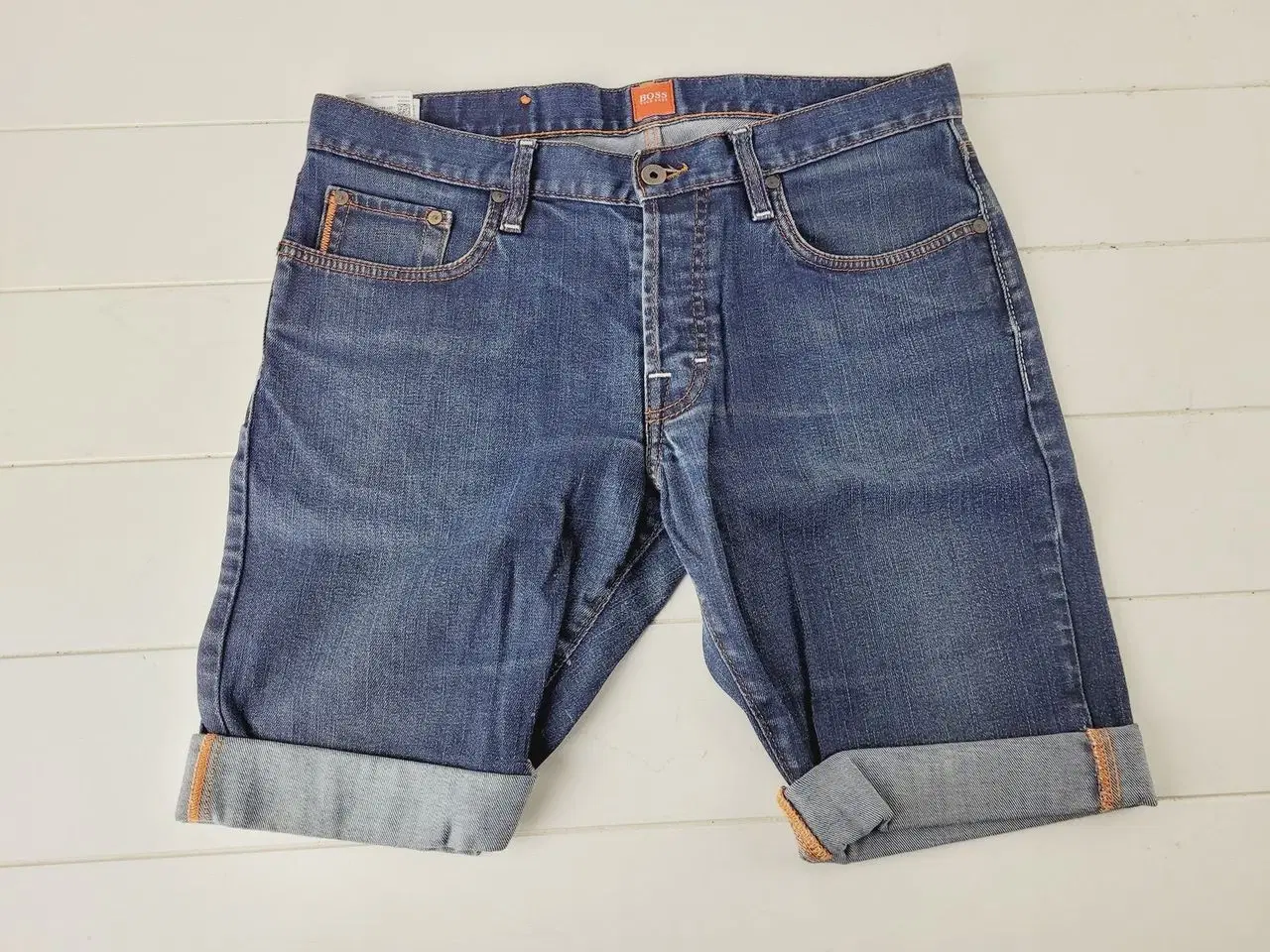 Billede 1 - ⭐️- Hugo Boss Denim Shorts - Orange