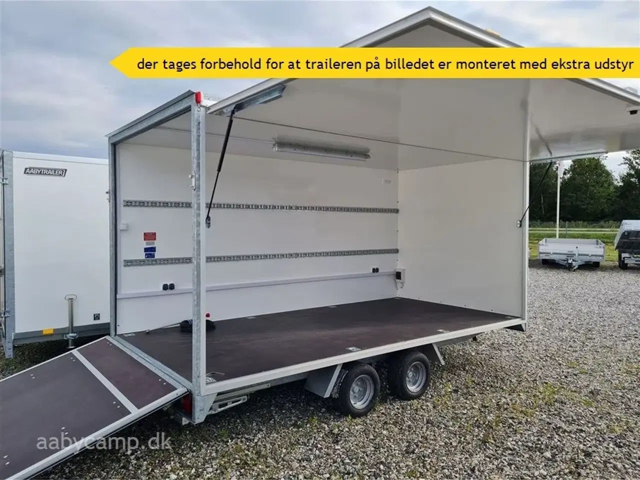 Billede 1 - 0 - Blyss Cargo FC2040HT m/ Rampe & Salgsklap   Sandwich Cargo trailer str. 400x200x190 cm med salgsklap Top kvalitet