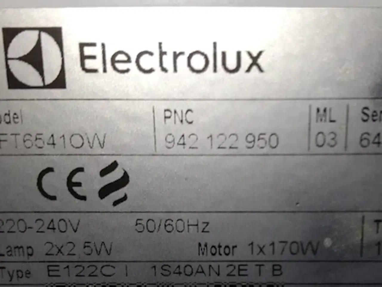 Billede 4 - Lydsvag Electrolux emhætte