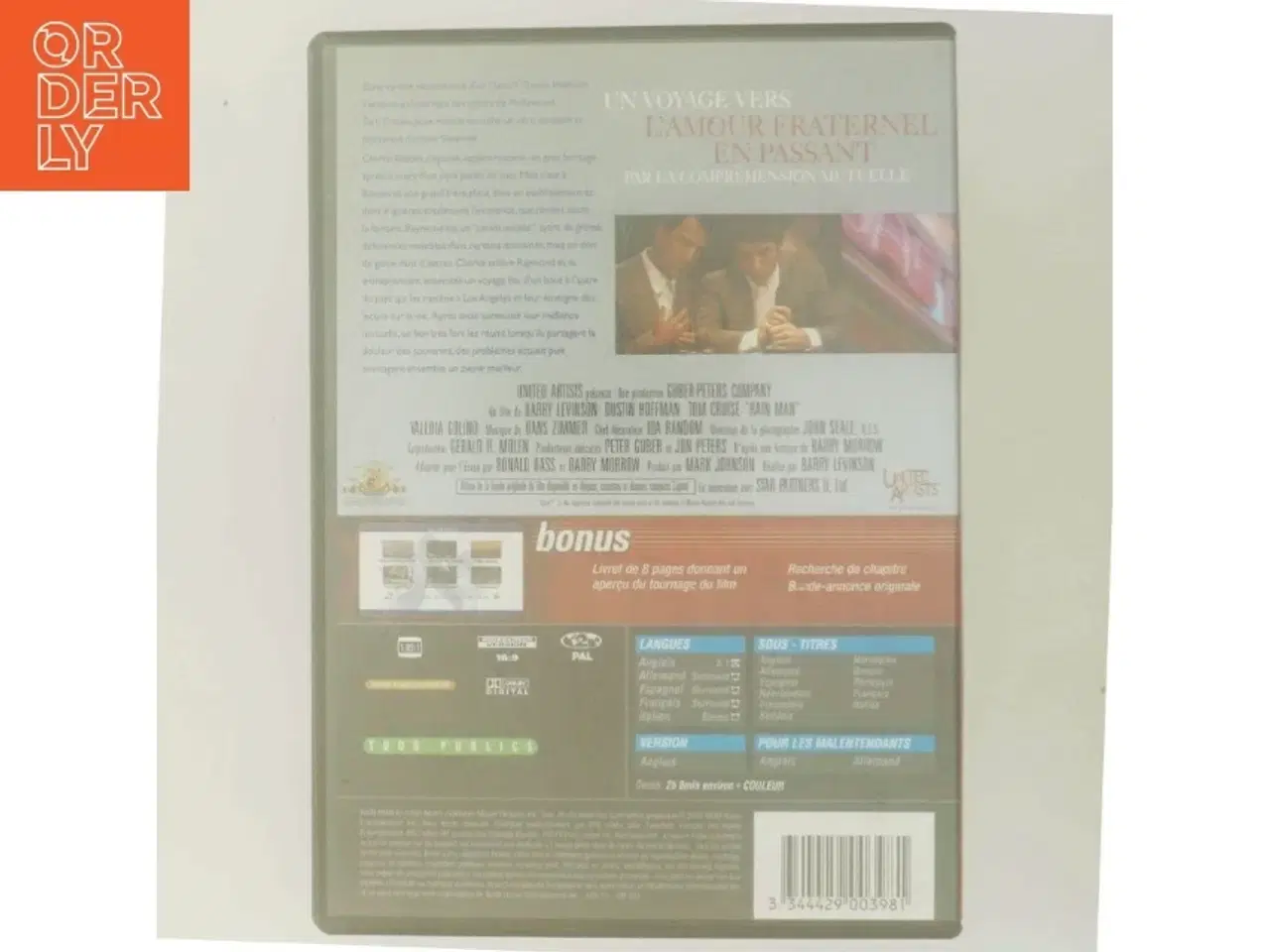 Billede 3 - Rain Man med Dustin Hoffman (DVD)