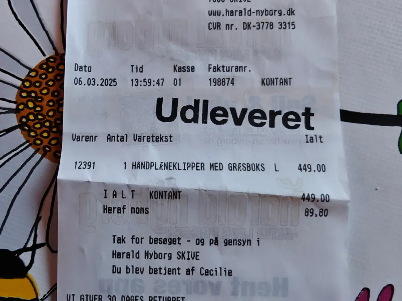 Billede 4 - Adano håndplæneklipper