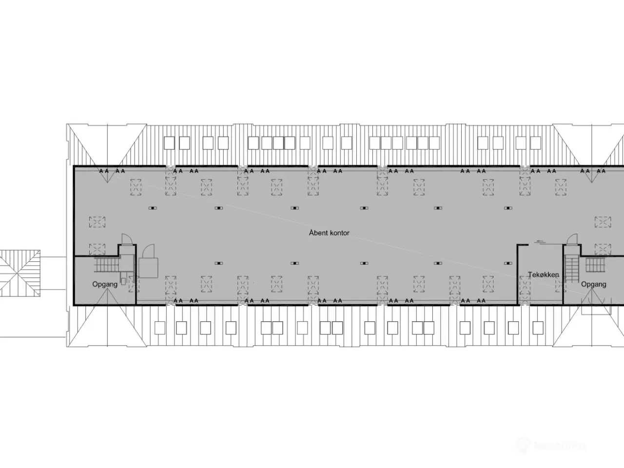 Billede 24 - Fleksible kvadratmeter i tidligere ikonisk byskole