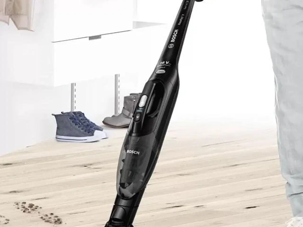 Billede 11 - Bosch Serie 2 BCHF216B ledningsfri hånd- og stavstøvsuger – 14,4 V, sort, posefri