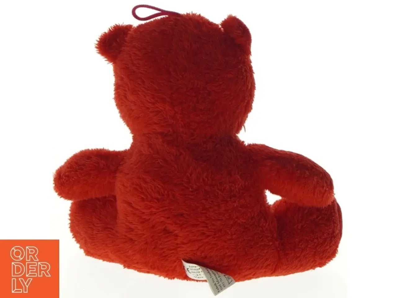 Billede 3 - Rød bamse (str. 20 cm)