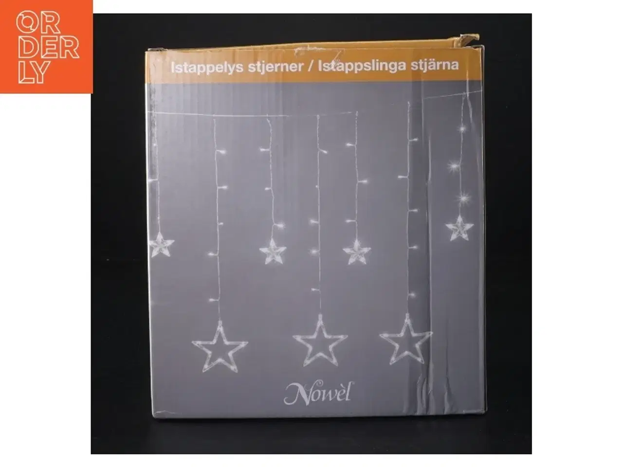 Billede 4 - LED Istappelys med stjerner fra Nowel (str. 21 x 19 x 9 cm)