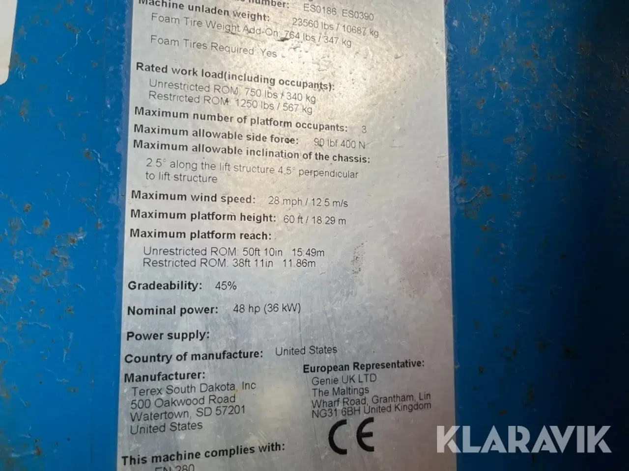 Billede 6 - Bomlift Genie S-60HC