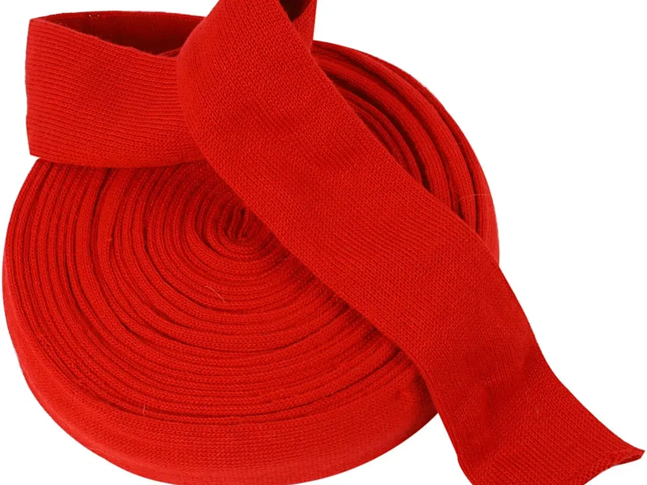 Billede 1 - Tubestrik, B: 60 mm, julerød, 10 m/ 1 rl.