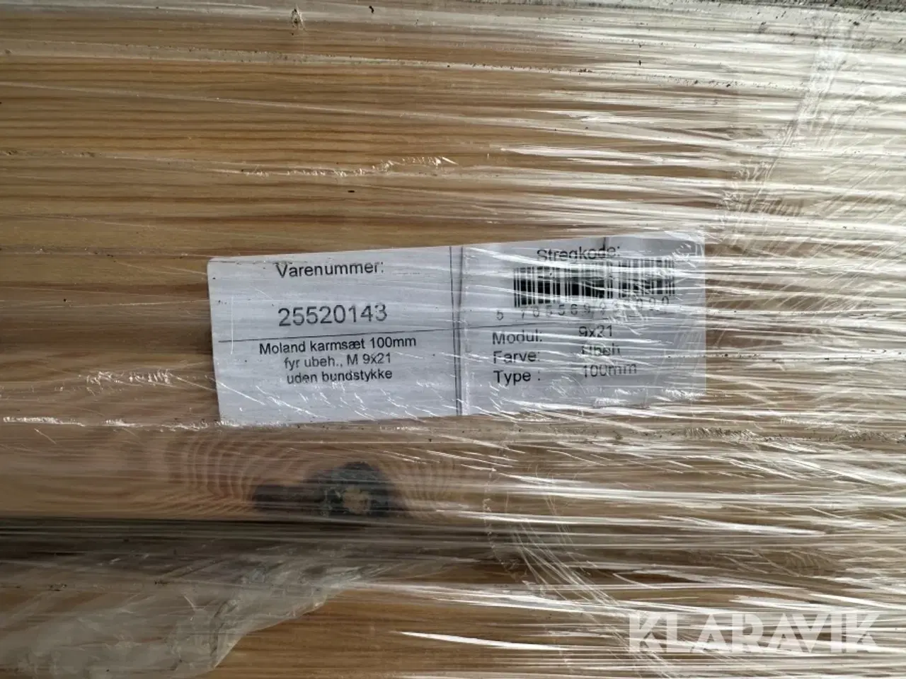 Billede 7 - Dørkarme Solid Pine M 9x21 Ubehandlet 63 Styk