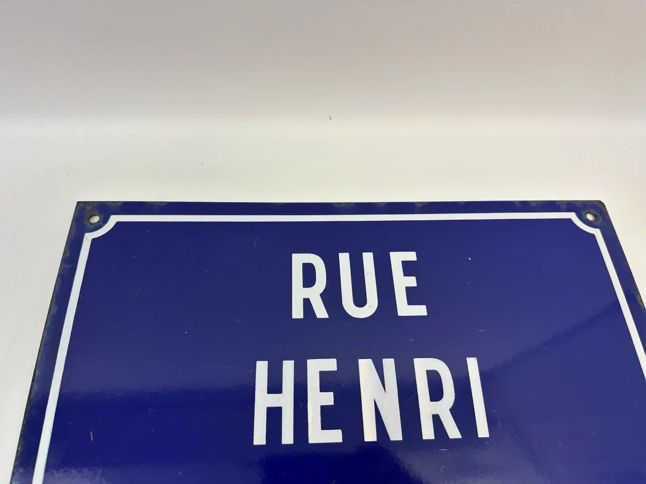 Billede 9 - Vintage emaljeskilt / vejskilt (fransk)