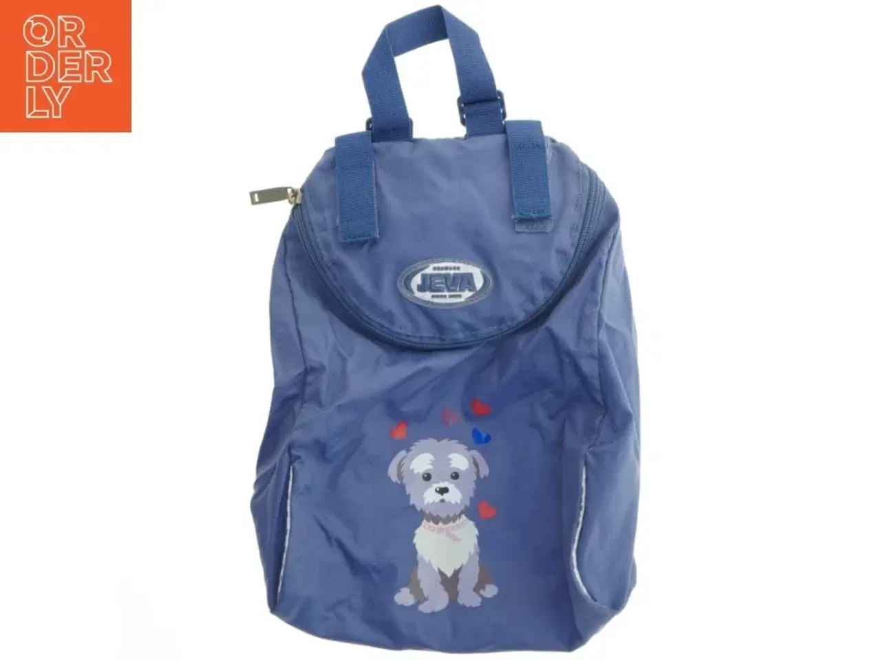 Billede 5 - Jeva skoletaske med hjerte design fra Jeva (str. 43x30 cm)