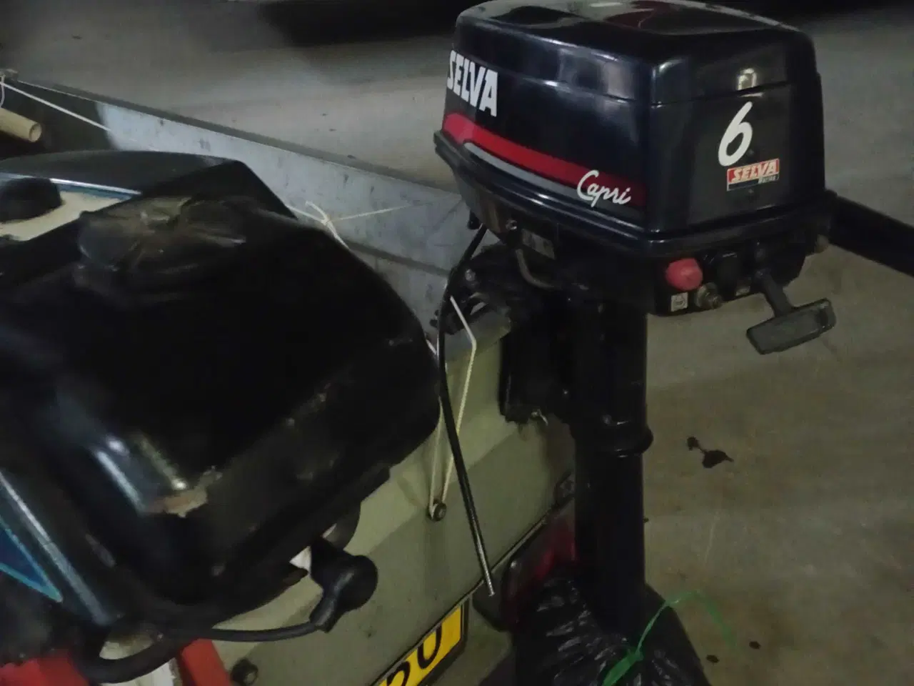 Billede 2 - 6 hk selva påhængsmotor, 2takt,langt ben,pl.