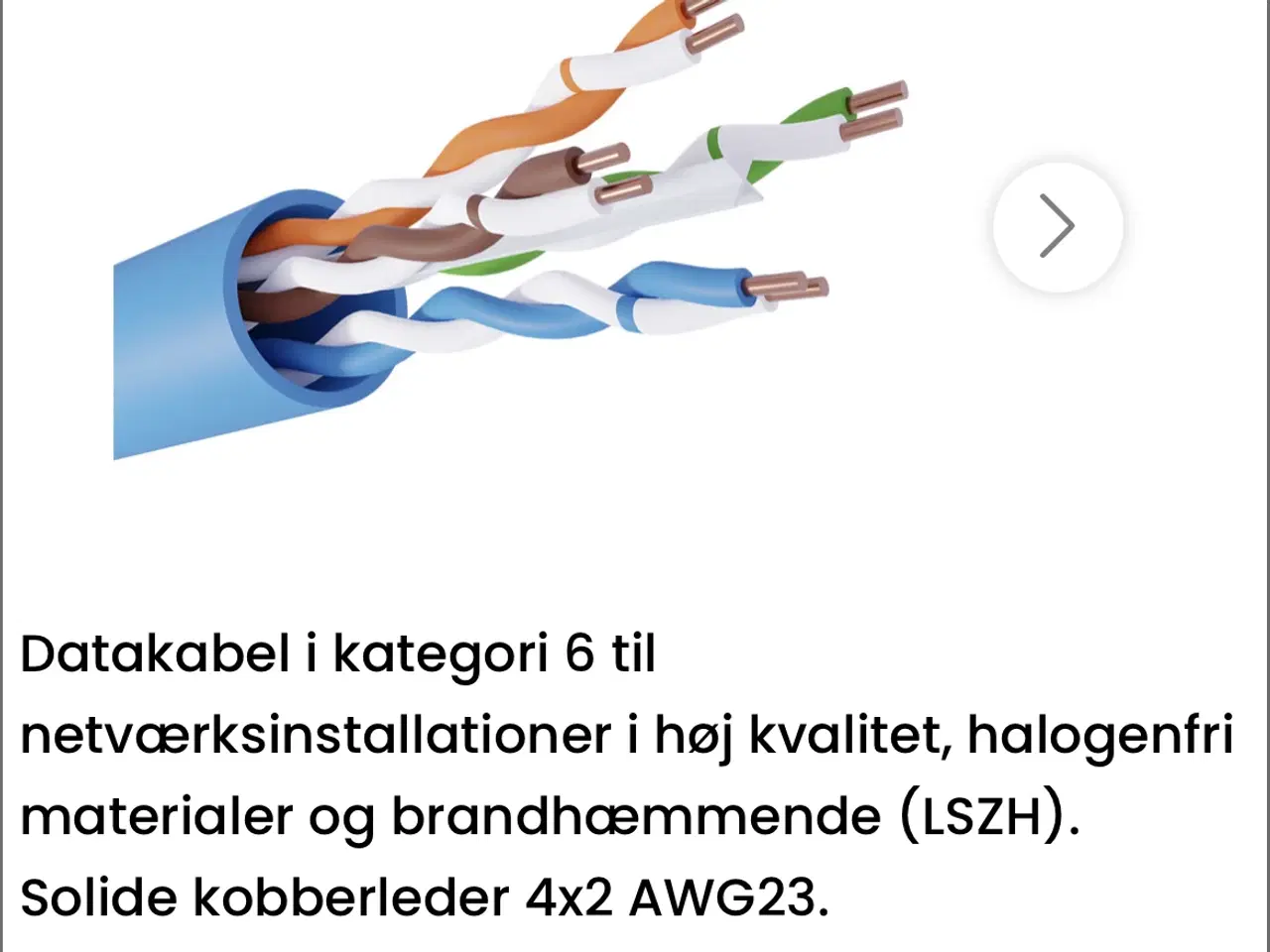 Billede 2 - Minimum 250 meter internetkabel sælges 