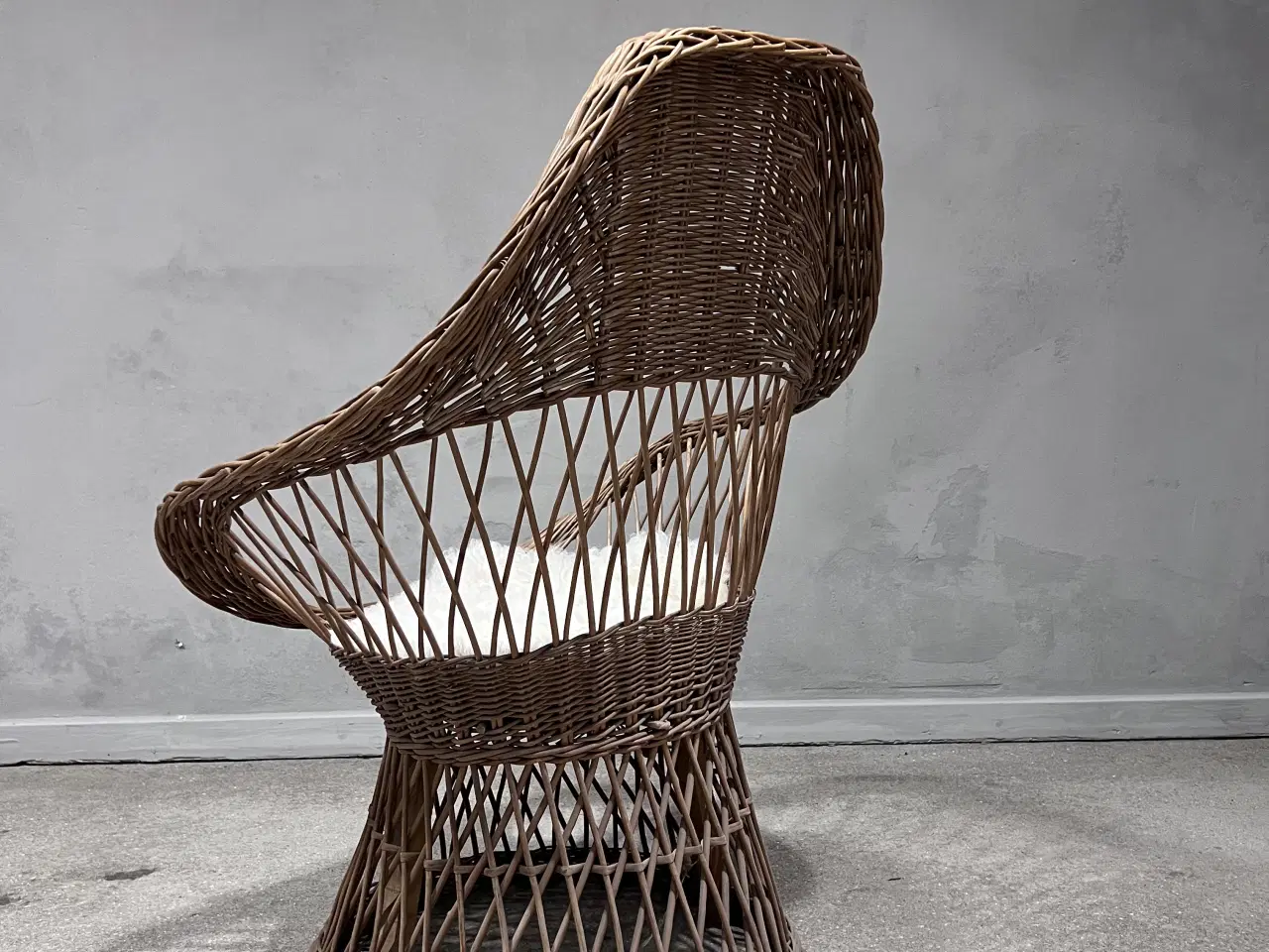 Billede 2 - Kurvestol, bambus, 1960'erne/70'erne.
