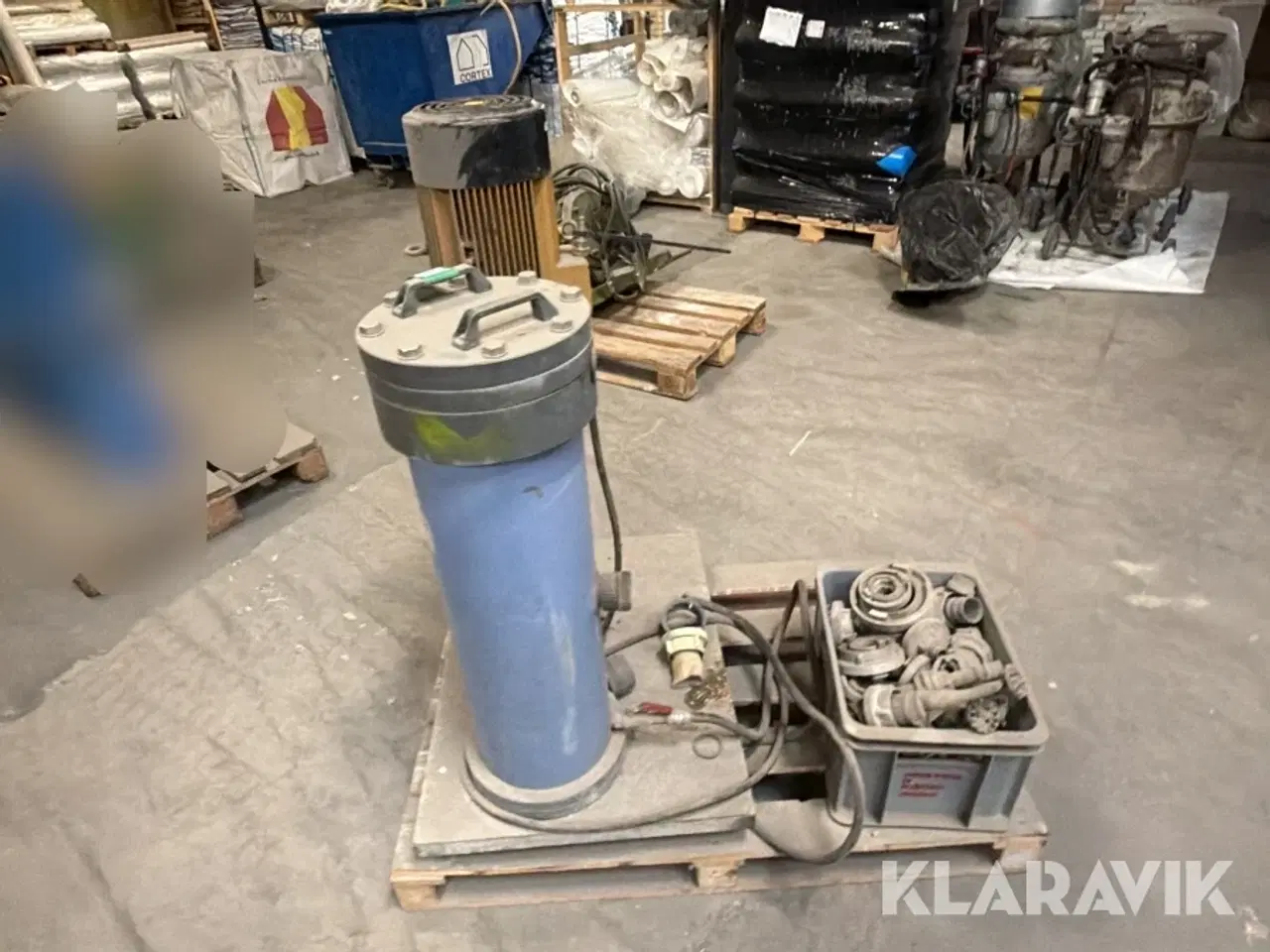 Billede 2 - Pumpe Grundfos CR16-80 med DVS Vandteknik patronfilter og diverse fittings