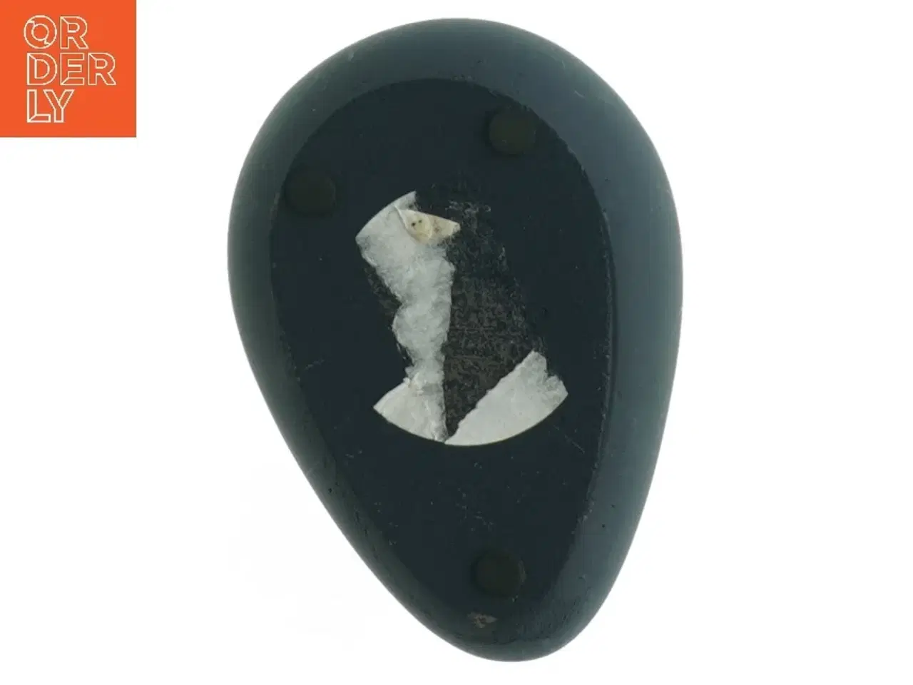 Billede 3 - Sort keramisk lysestage (str. 11. x. 8 cm)