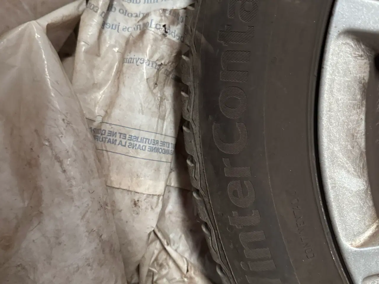 Billede 2 - Originale Ford fælge med Continental vinterdæk