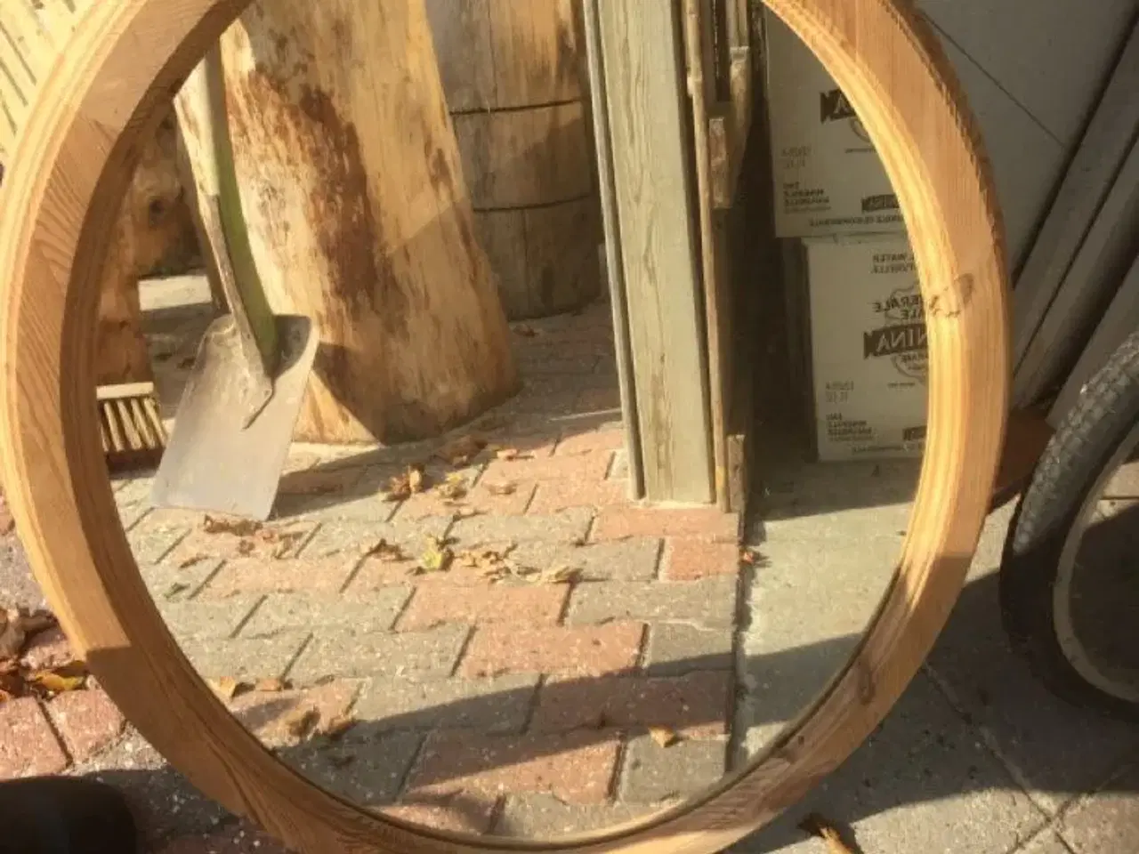 Billede 1 - Flot oval spejl 