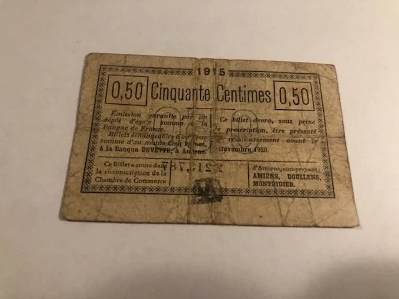 Billede 2 - 50 Centimes 1915 France