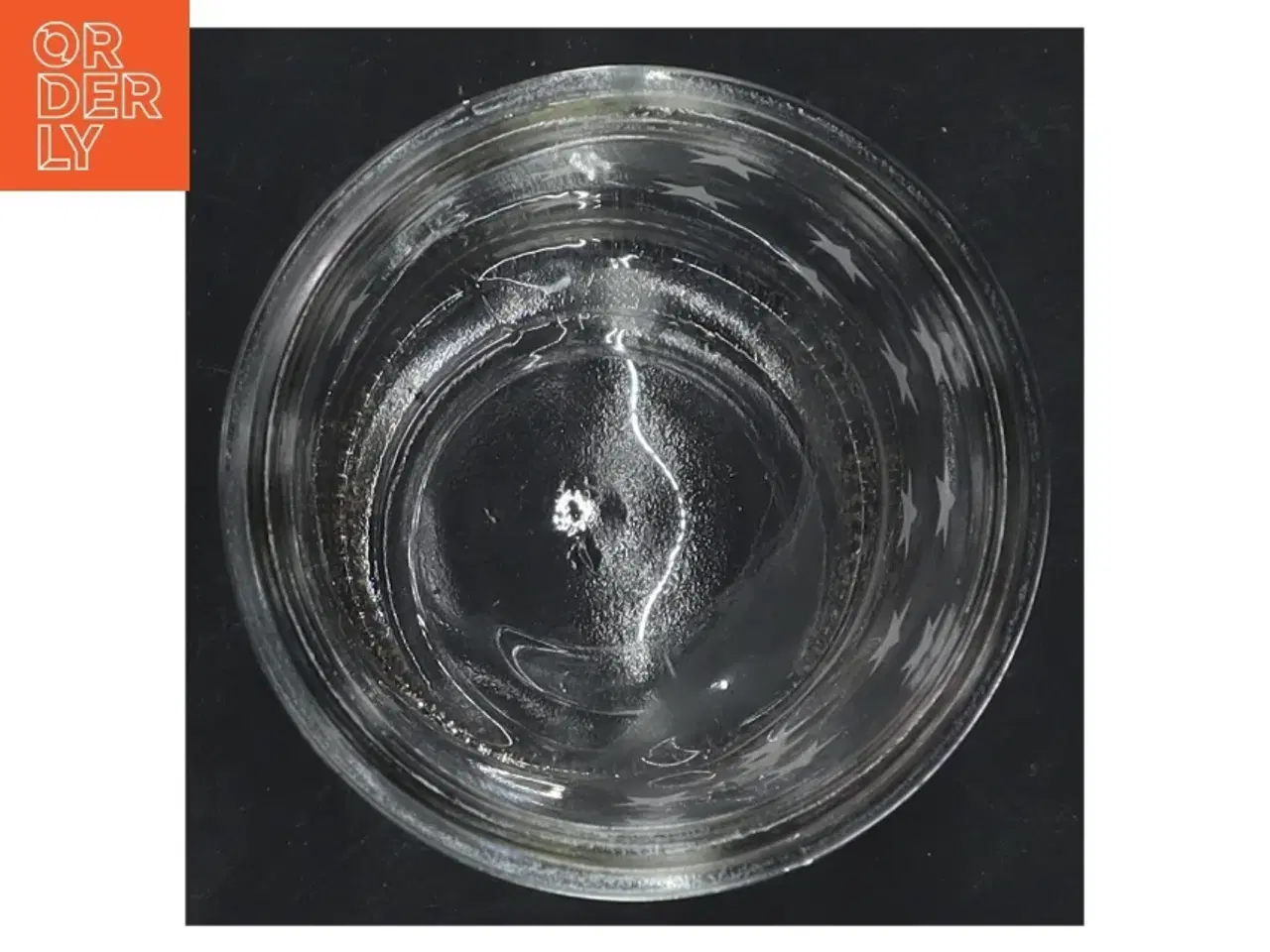 Billede 2 - Glasbeholder med stjernemønster (str. 8,5x9 cm)