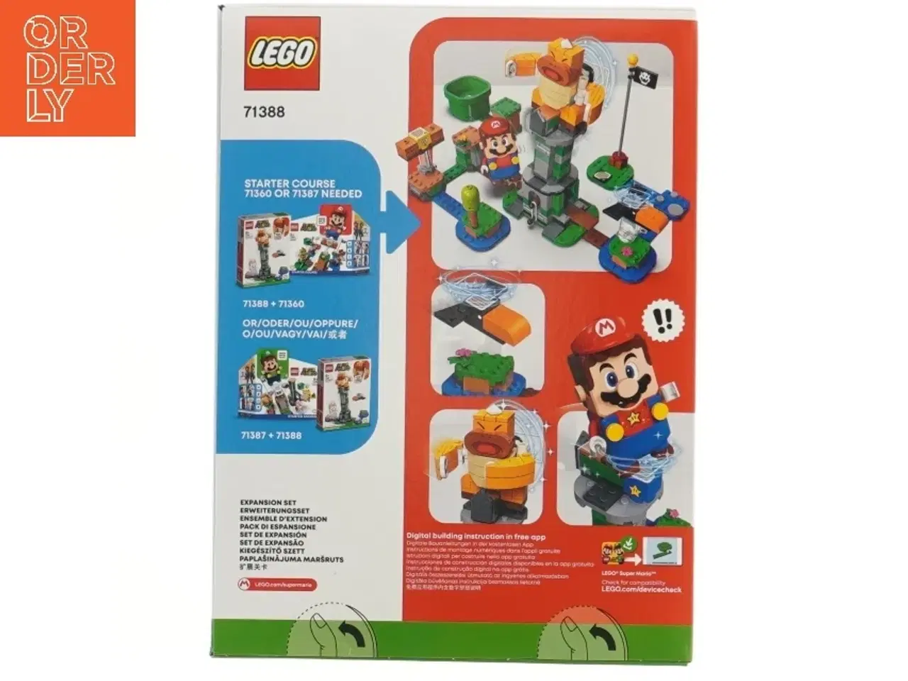Billede 2 - LEGO Super Mario Boss Sumo Bro Topple Tower - Udvidelsessæt fra Lego (str. 26x6x19 cm)