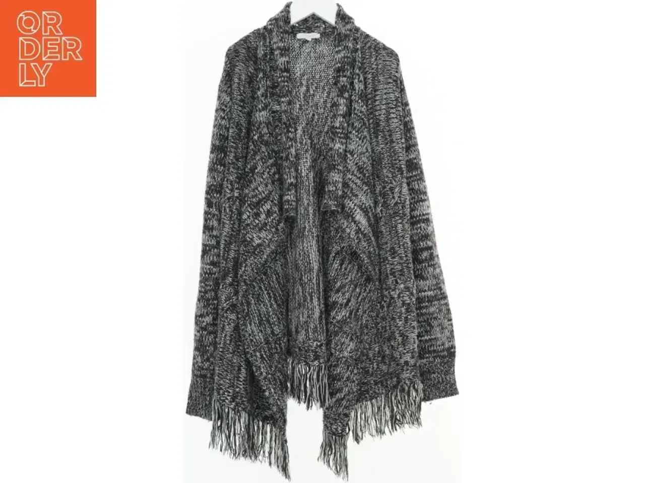 Billede 1 - Strik cardigan med frynser fra Lemon Beret (str. 152)